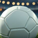 Harga Tiket Final Indonesia vs Thailand di SUGBK Mulai Rp250 Ribu, Ini Daftar Lengkap dan Cara Belinya Ilustrasi AI bola putih di atas rumput stadion pada malam hari