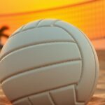 Bintang Cedera di Final, Bintang/Sofyan Raih Perak Voli Pantai Asian Games 2026 usai Kalah dari Qatar Ilustrasi AI bola voli di atas pasir pantai saat senja